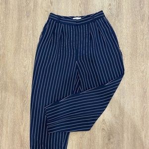 Aritzia pin stripe trouser